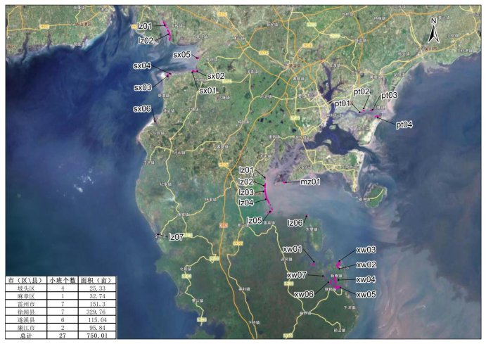 湛江红树林国际重要湿地互花米草消除和湿地退化区改善项目