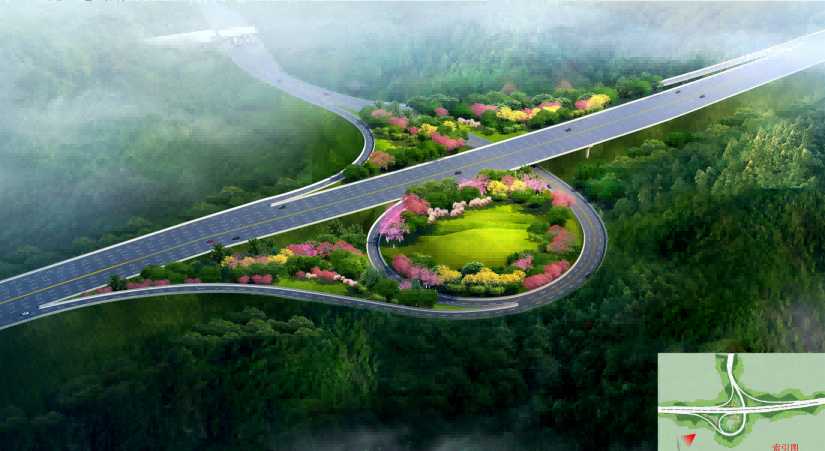 广东揭博高速公路项目景观规划设计