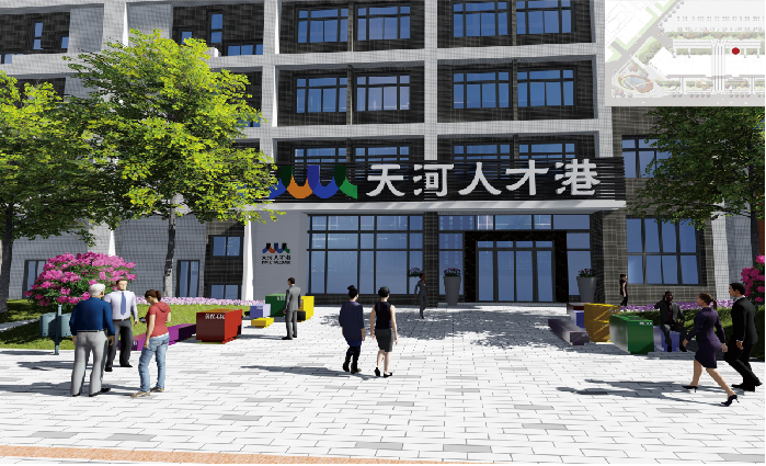 深圳天河软件园孵化三期周边景观提升